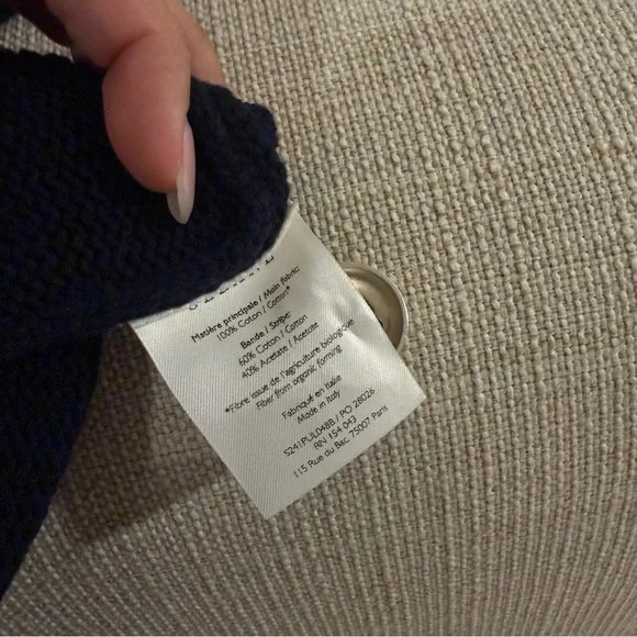 Never worn sweater from Sezane (Navy) - Picture 7 of 8
